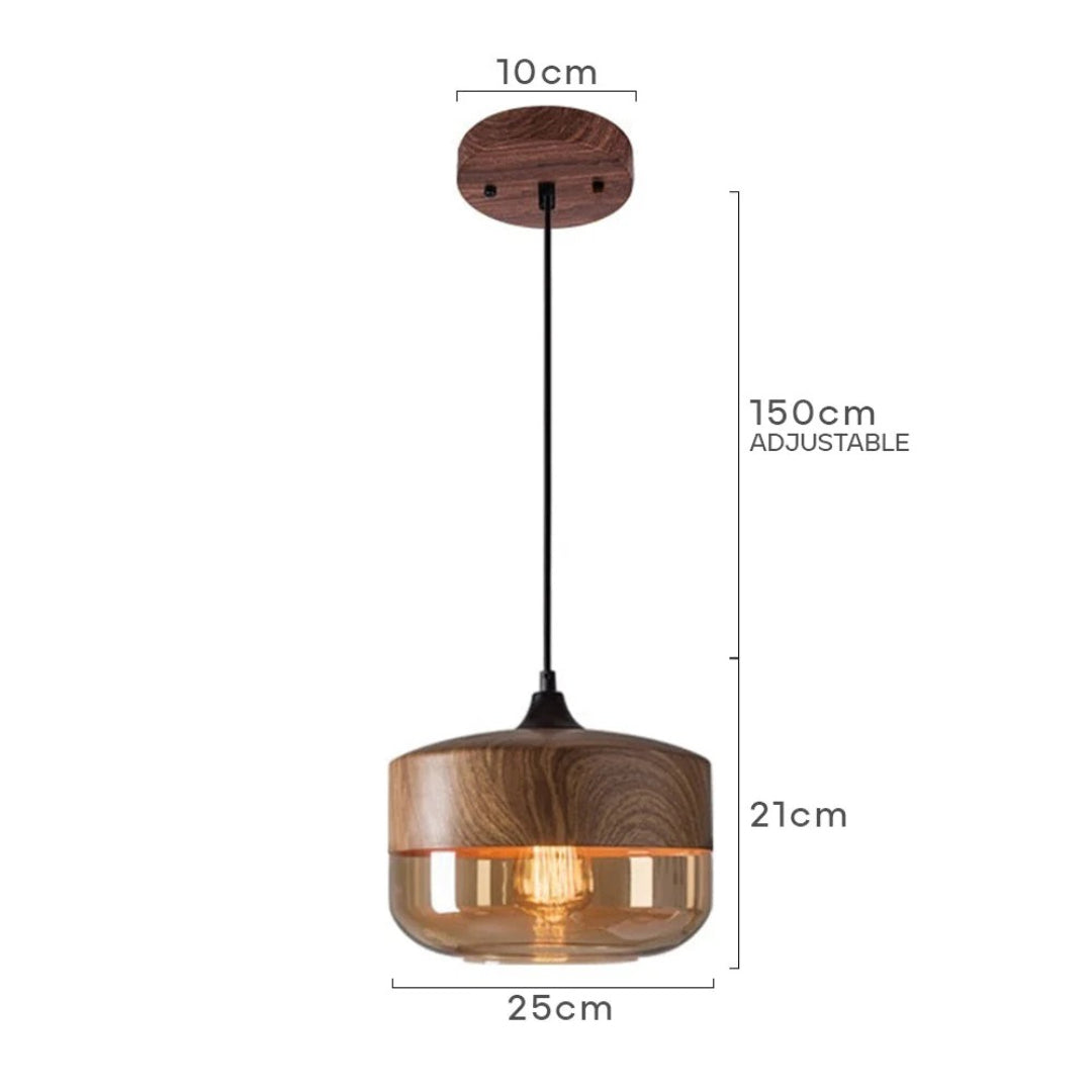 Scandinavische Glazen Hanglamp