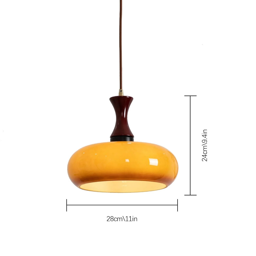 Retro ovale hanglamp