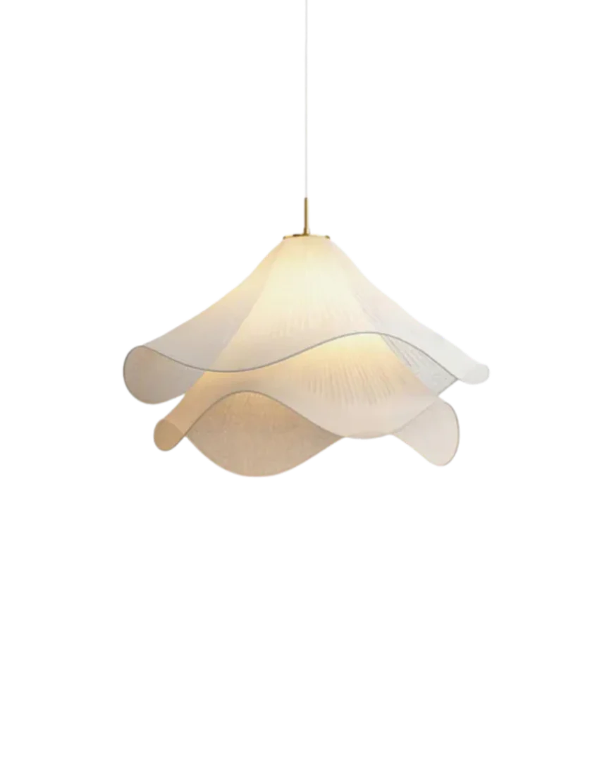 Contemporaine stoffen hanglamp