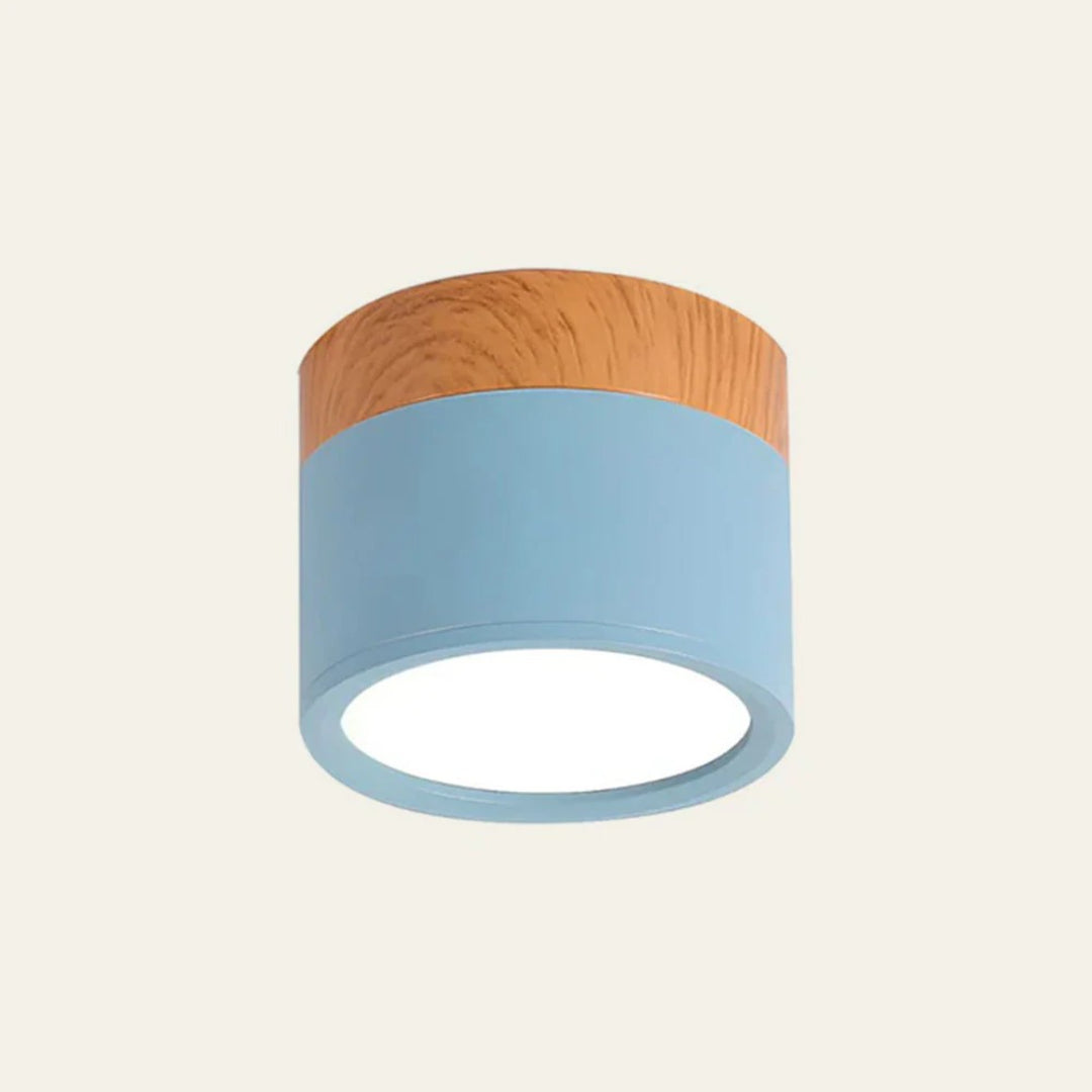 Nordische houten plafondlamp