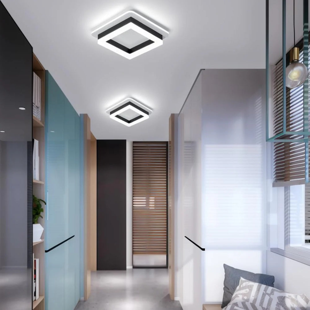Hedendaagse Vierkante LED Plafondlamp