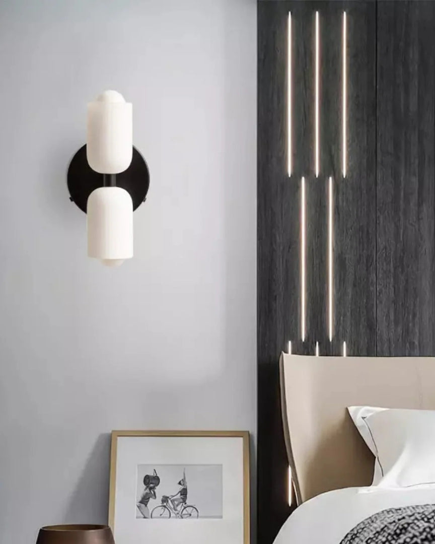 Moderne dubbele wandlamp