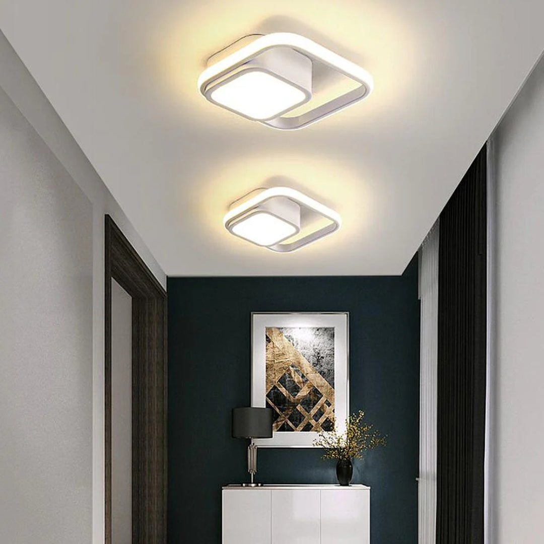 Hedendaagse Dubbele Ring Plafondlamp