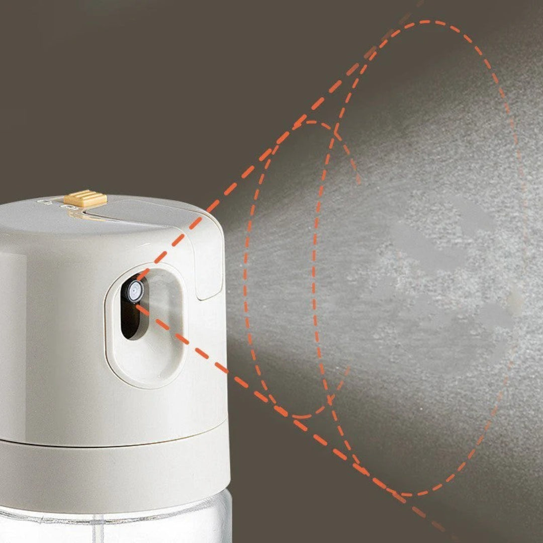 Glazen olie sprayer met drukpomp