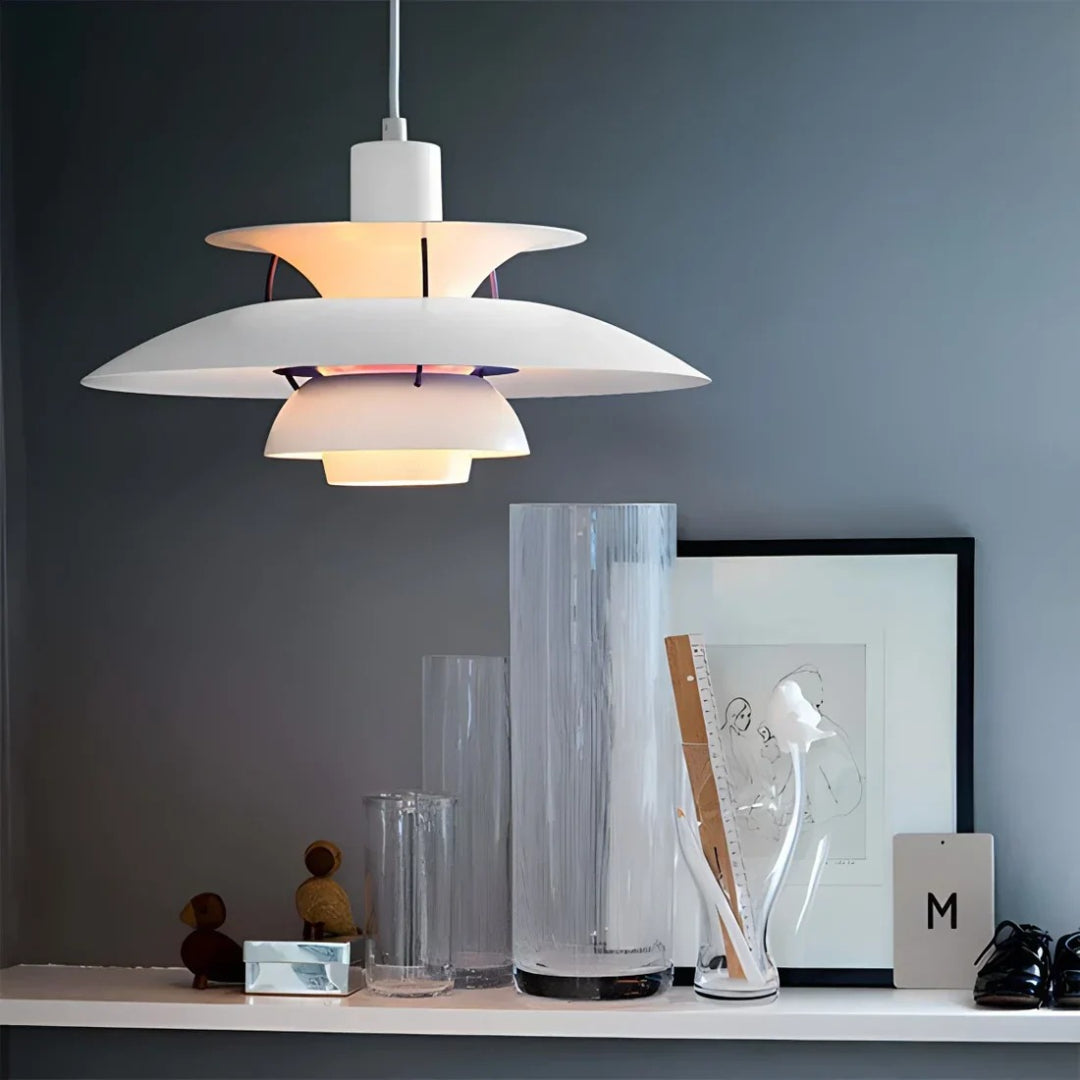 Hedendaagse Gelaagde Metalen Hanglamp