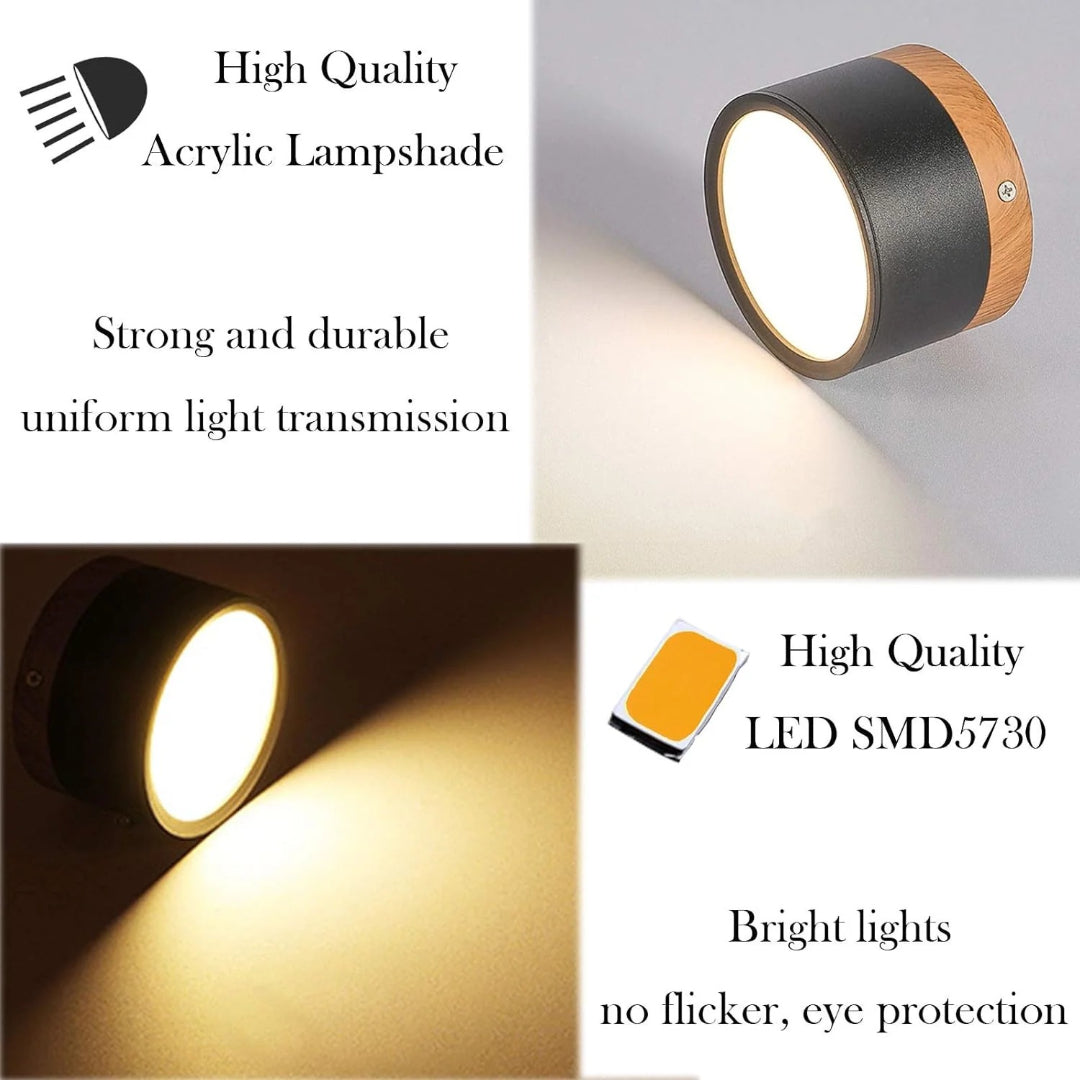 Nordische houten plafondlamp