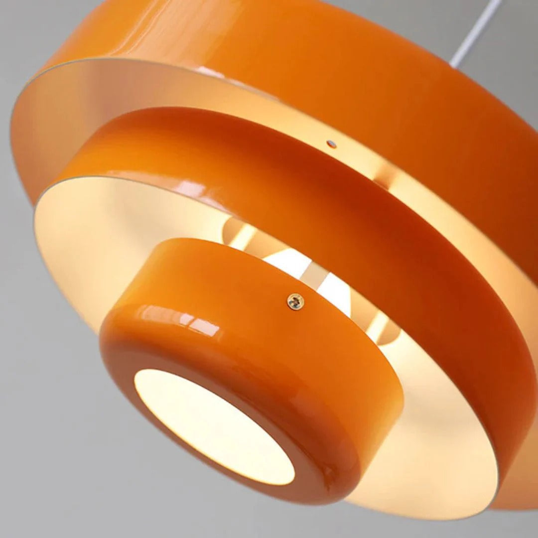 Gelaagde metalen hanglamp