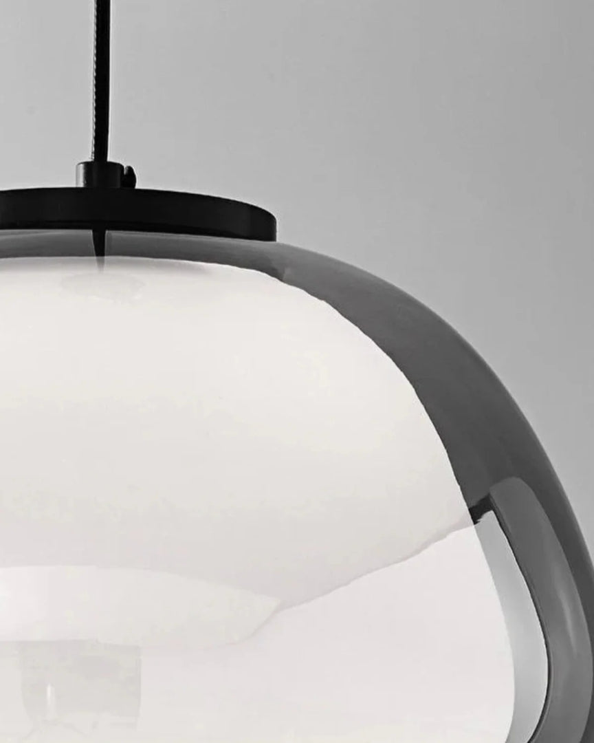 Minimalistische glazen hanglamp