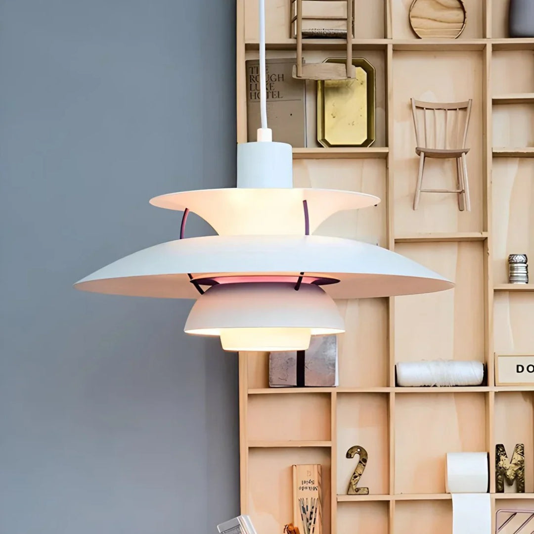 Hedendaagse Gelaagde Metalen Hanglamp