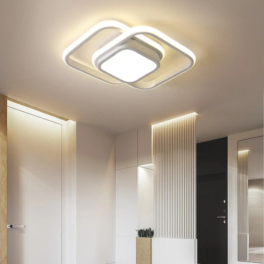 Hedendaagse Dubbele Ring Plafondlamp