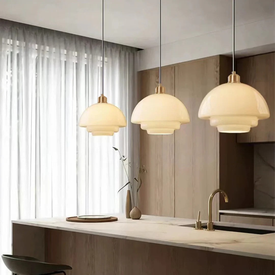 Moderne Ronde Glazen Hanglamp
