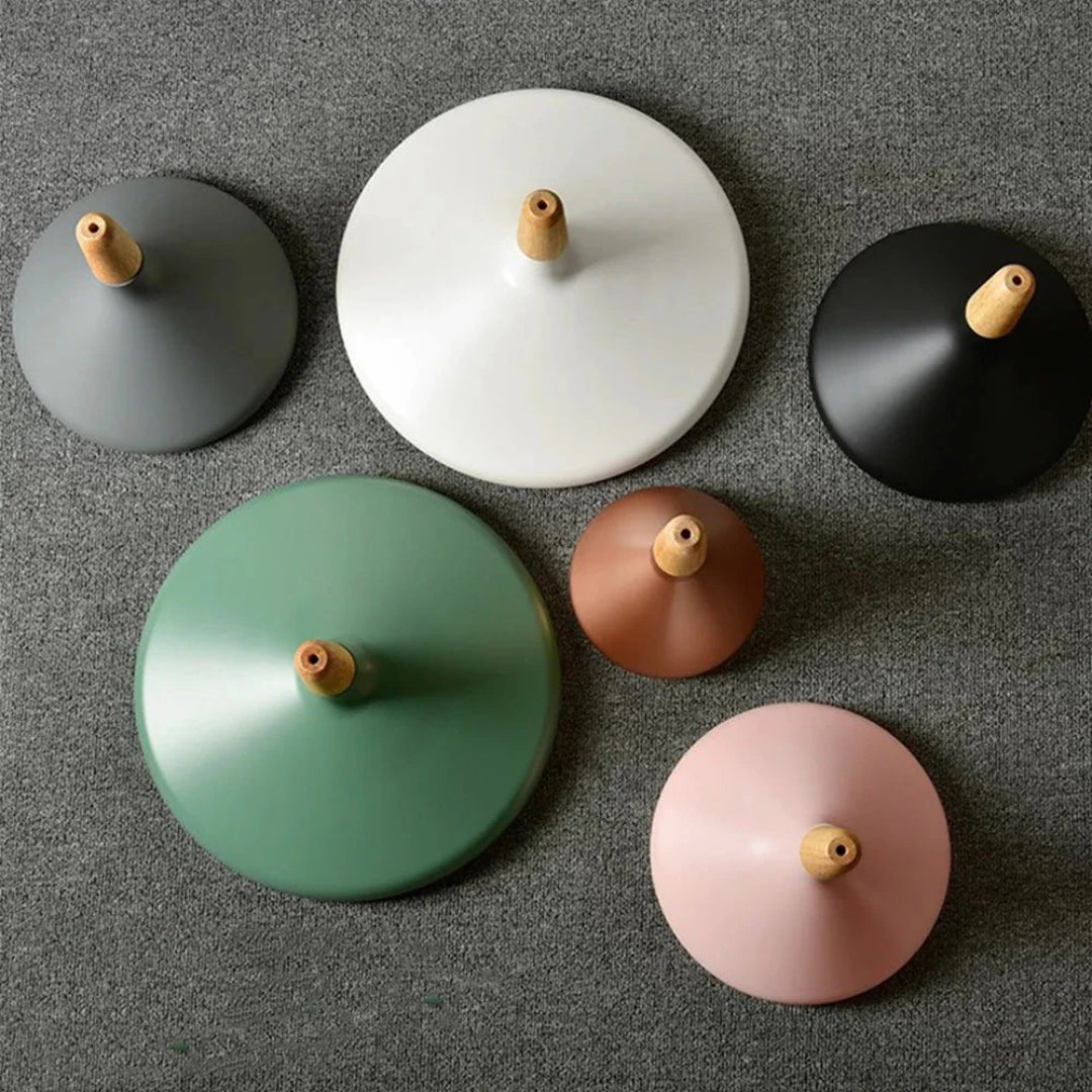 Scandinavische Houten Hanglamp