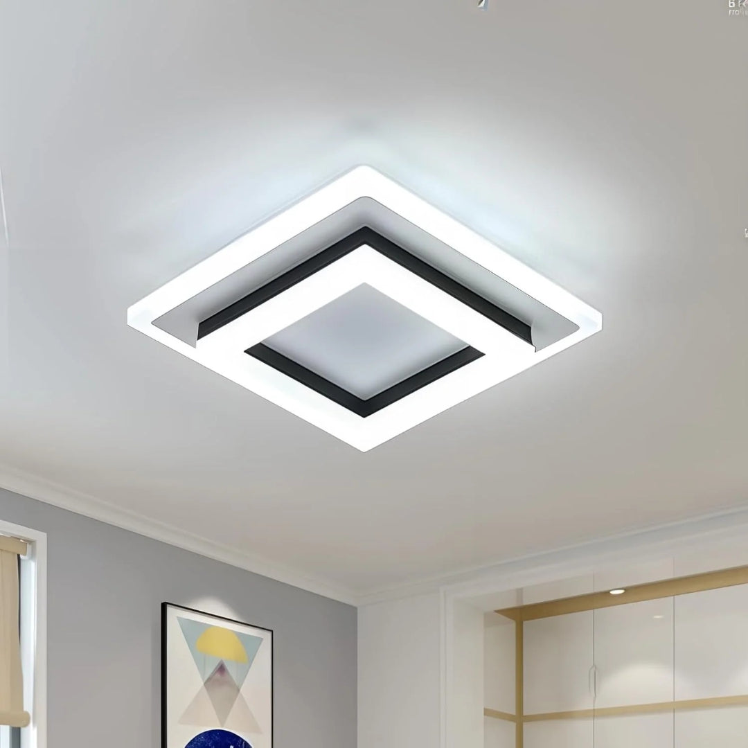 Hedendaagse Vierkante LED Plafondlamp