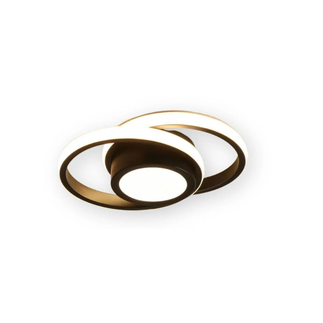 Hedendaagse Dubbele Ring Plafondlamp