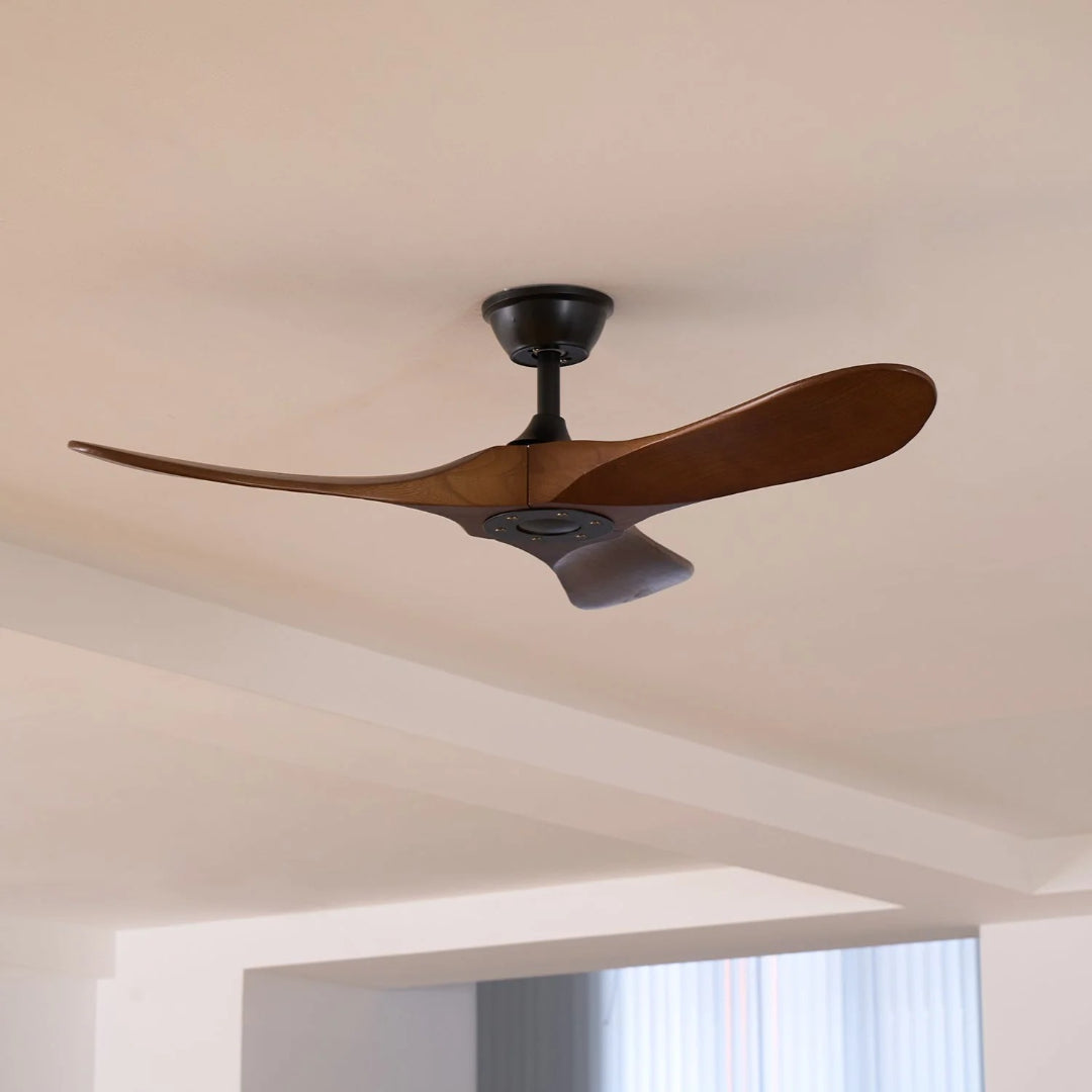 Moderne houten plafondventilator