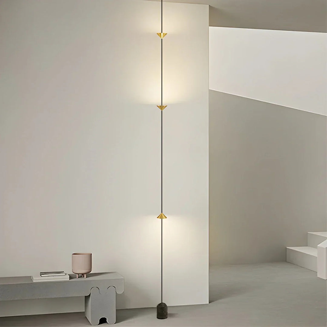 Verticale LED vloerlamp