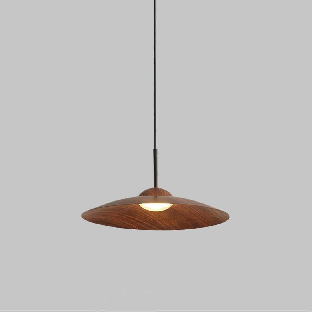 Japandi Houten Hanglamp