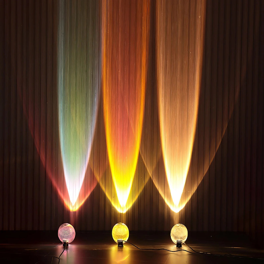 Binnen kristallen LED tafellamp