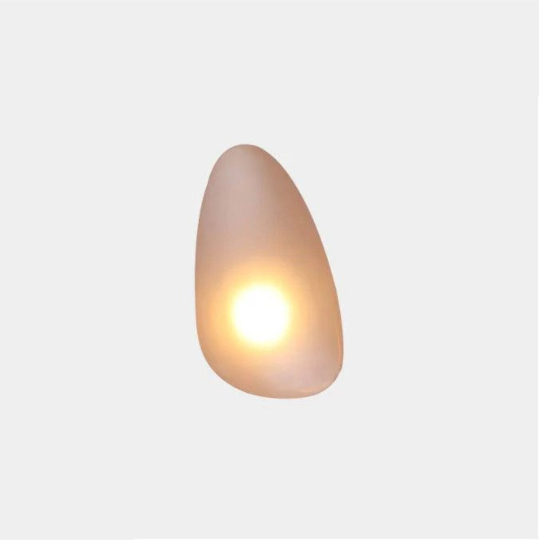 Ovale Glazen Wandlamp