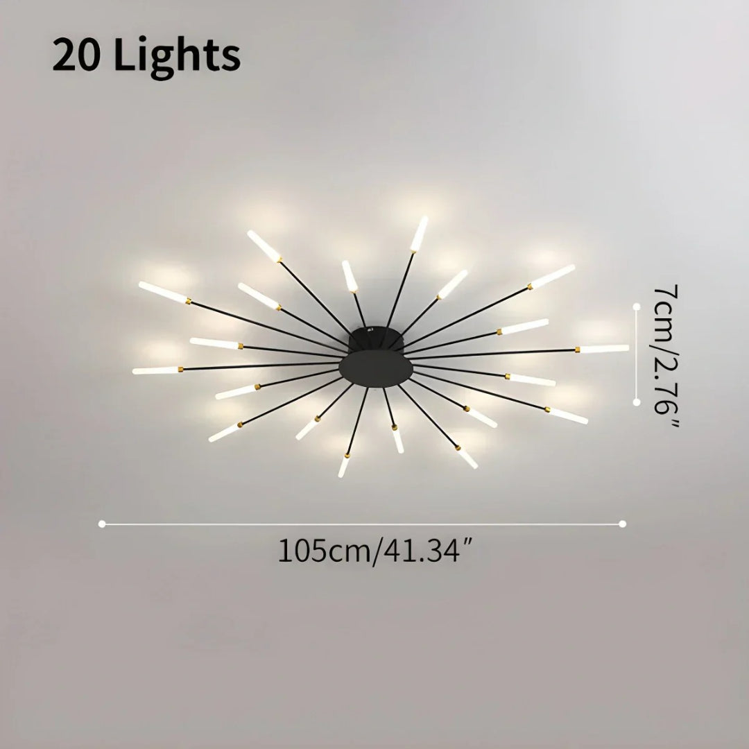 Moderne LED Starburst Plafondlamp