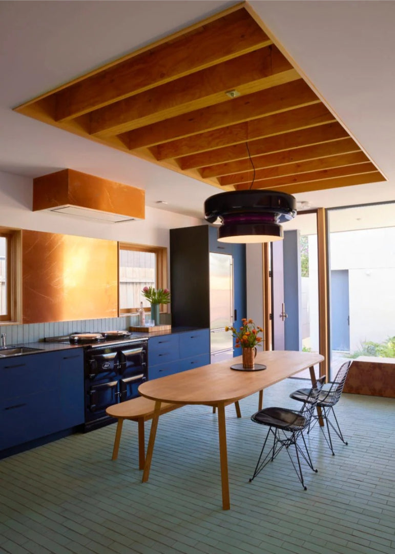 Moderne Amber Glazen Hanglamp