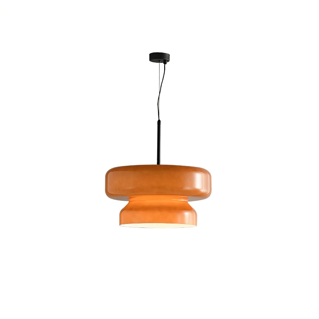 Moderne Amber Glazen Hanglamp