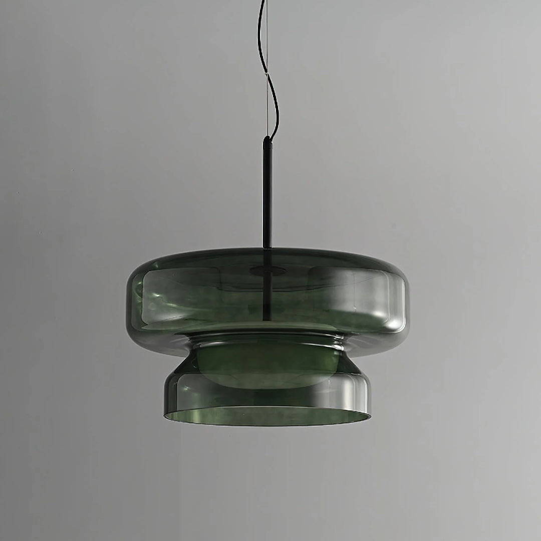 Moderne Amber Glazen Hanglamp