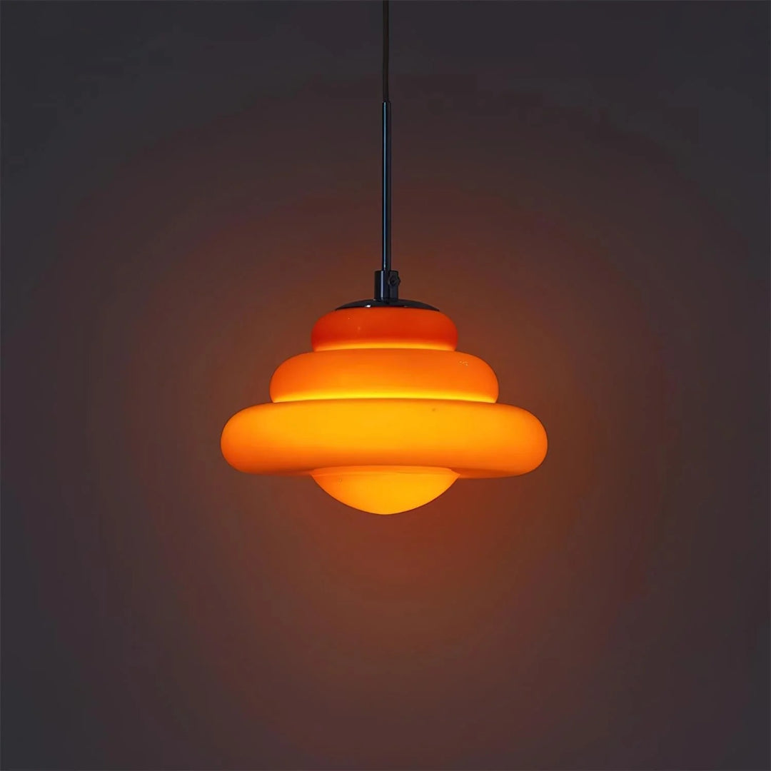 Retro Glazen Hanglamp