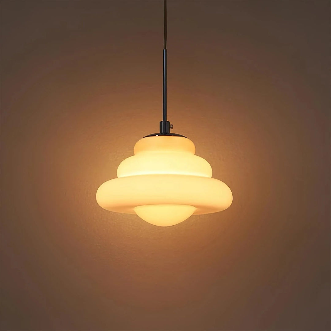 Retro Glazen Hanglamp