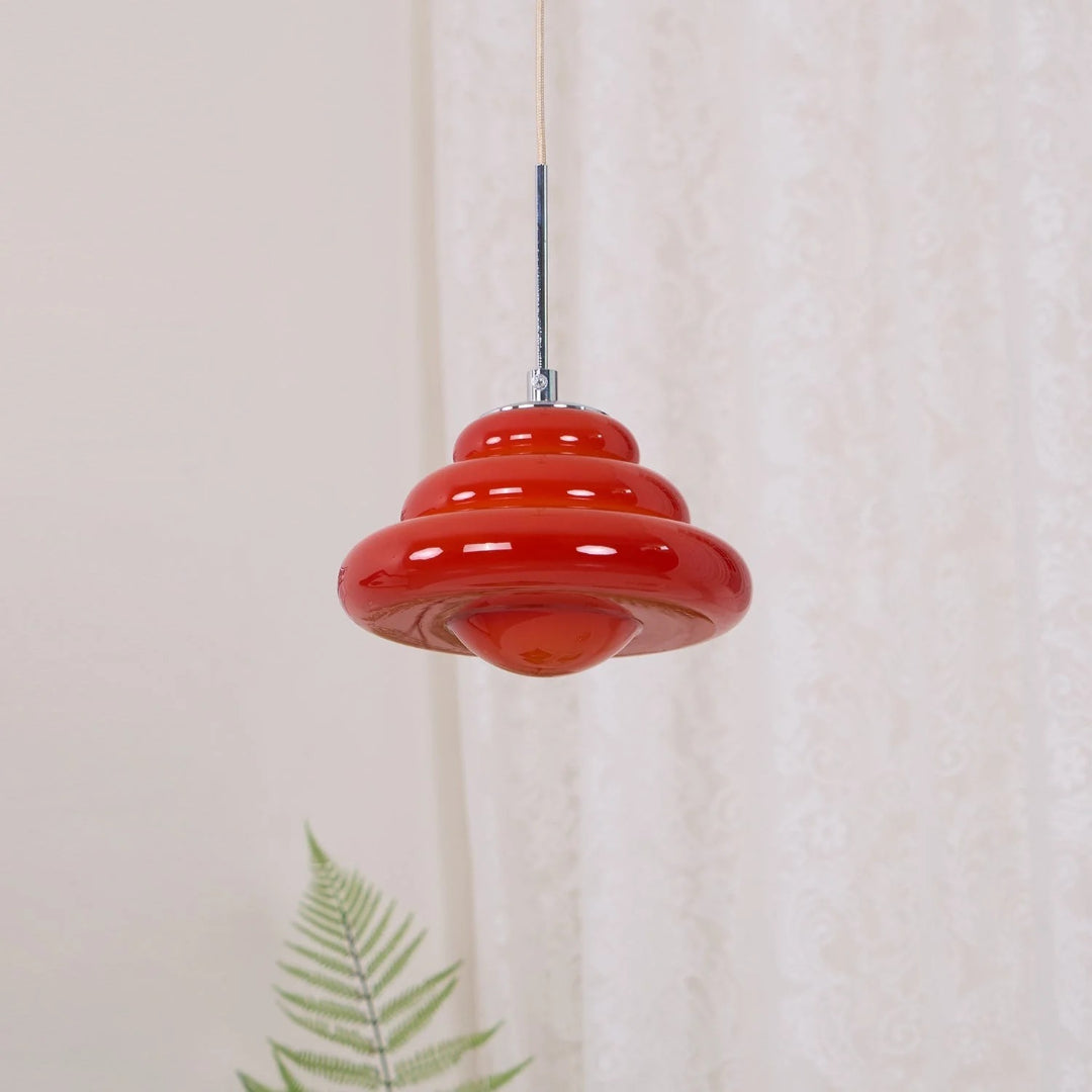 Retro Glazen Hanglamp
