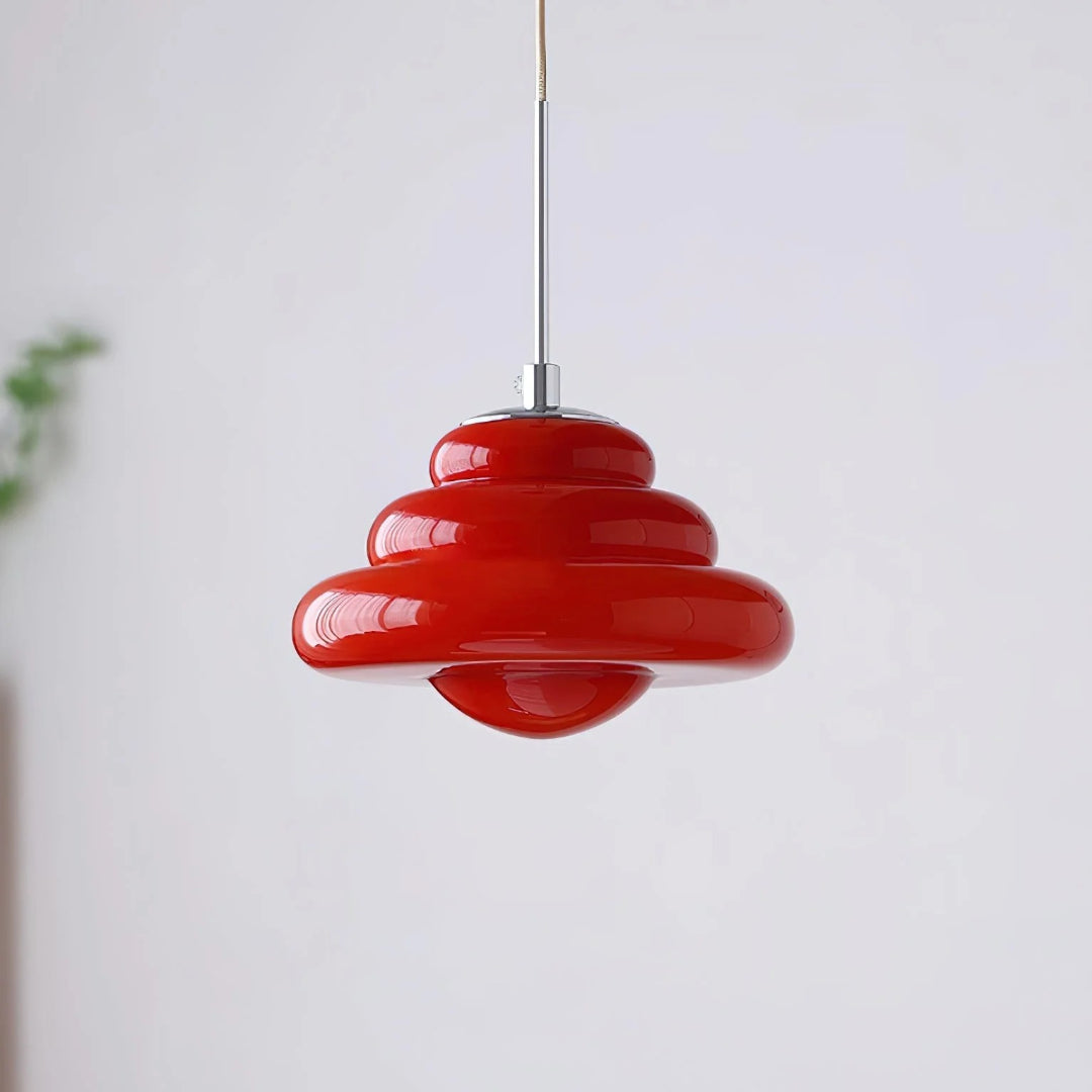 Retro Glazen Hanglamp