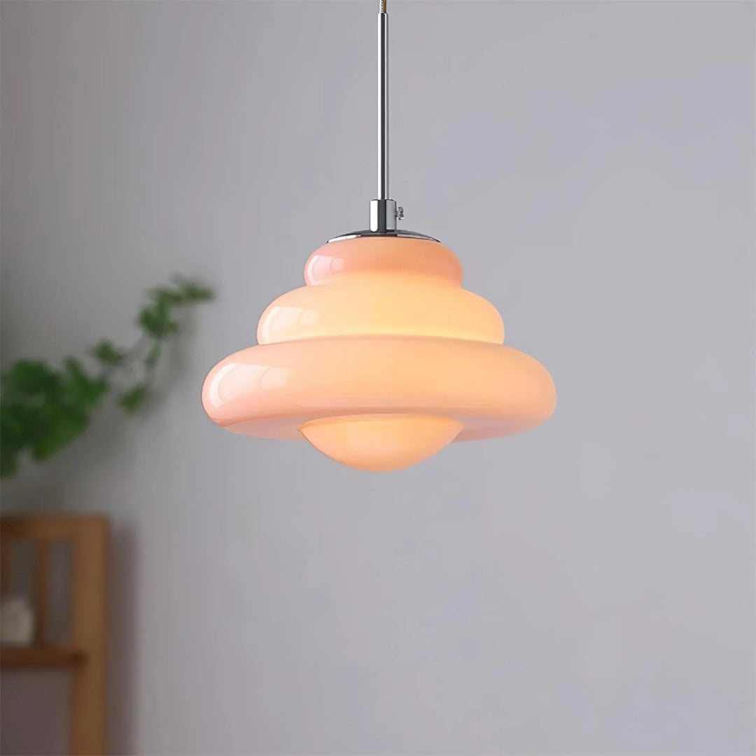 Retro Glazen Hanglamp