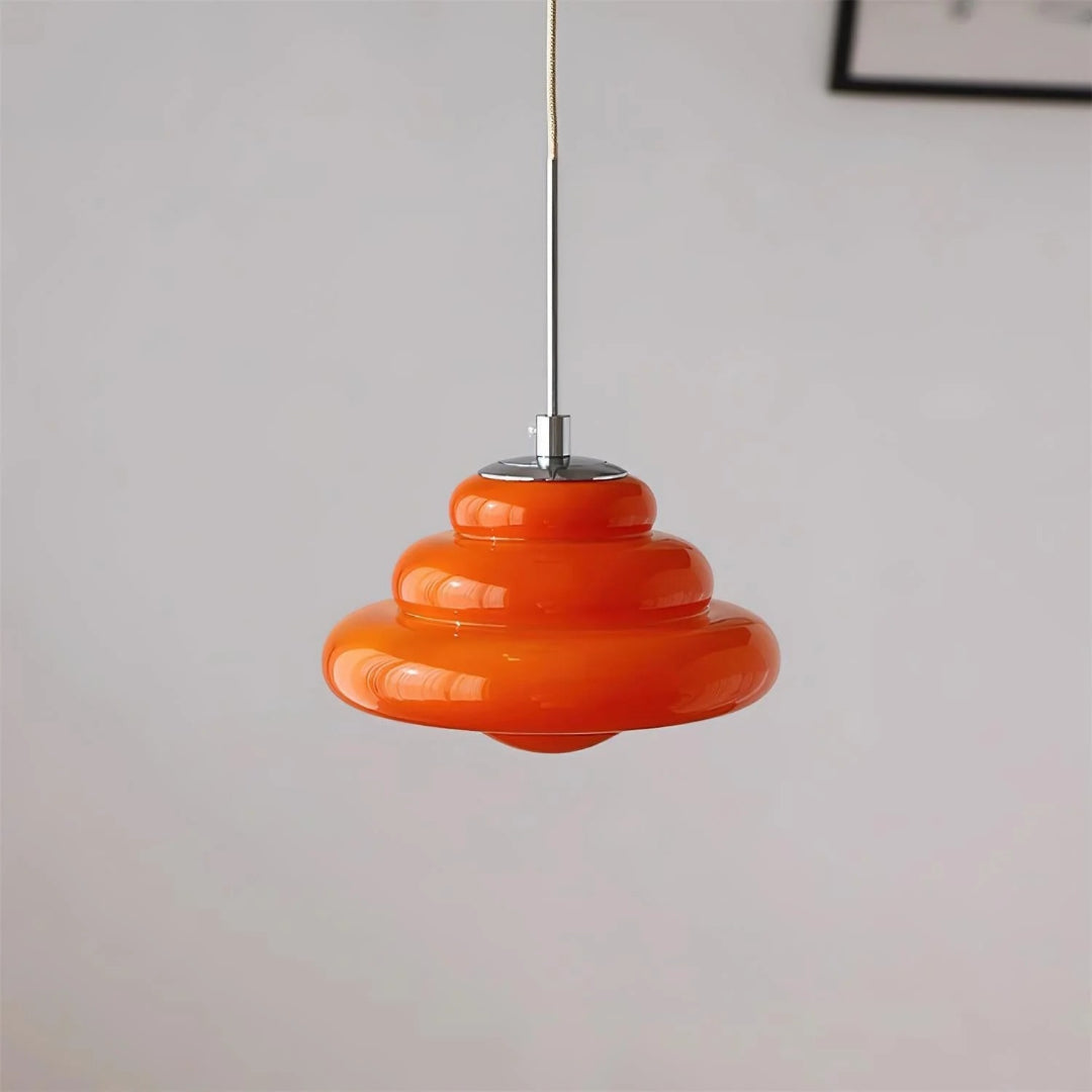 Retro Glazen Hanglamp