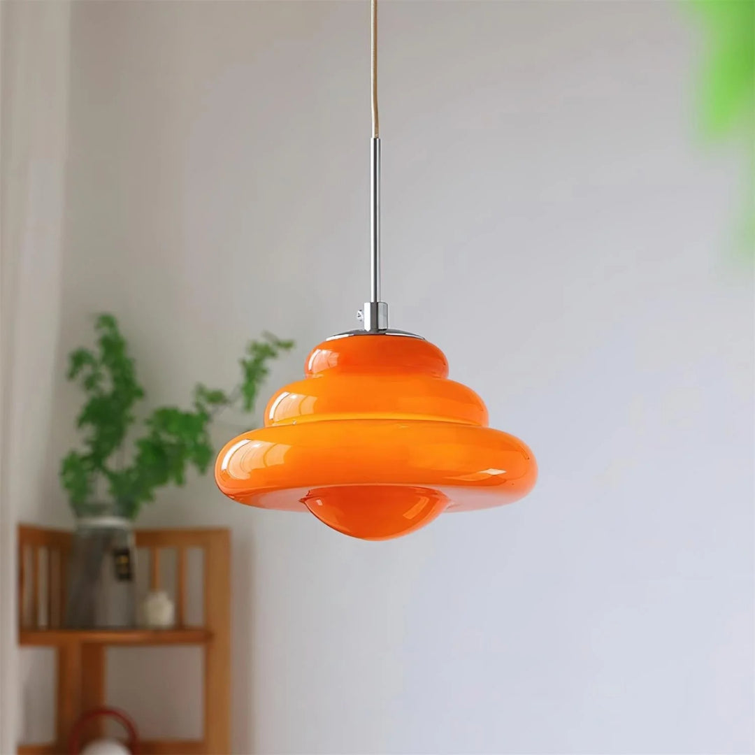 Retro Glazen Hanglamp