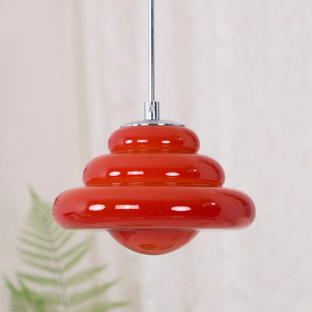 Retro Glazen Hanglamp