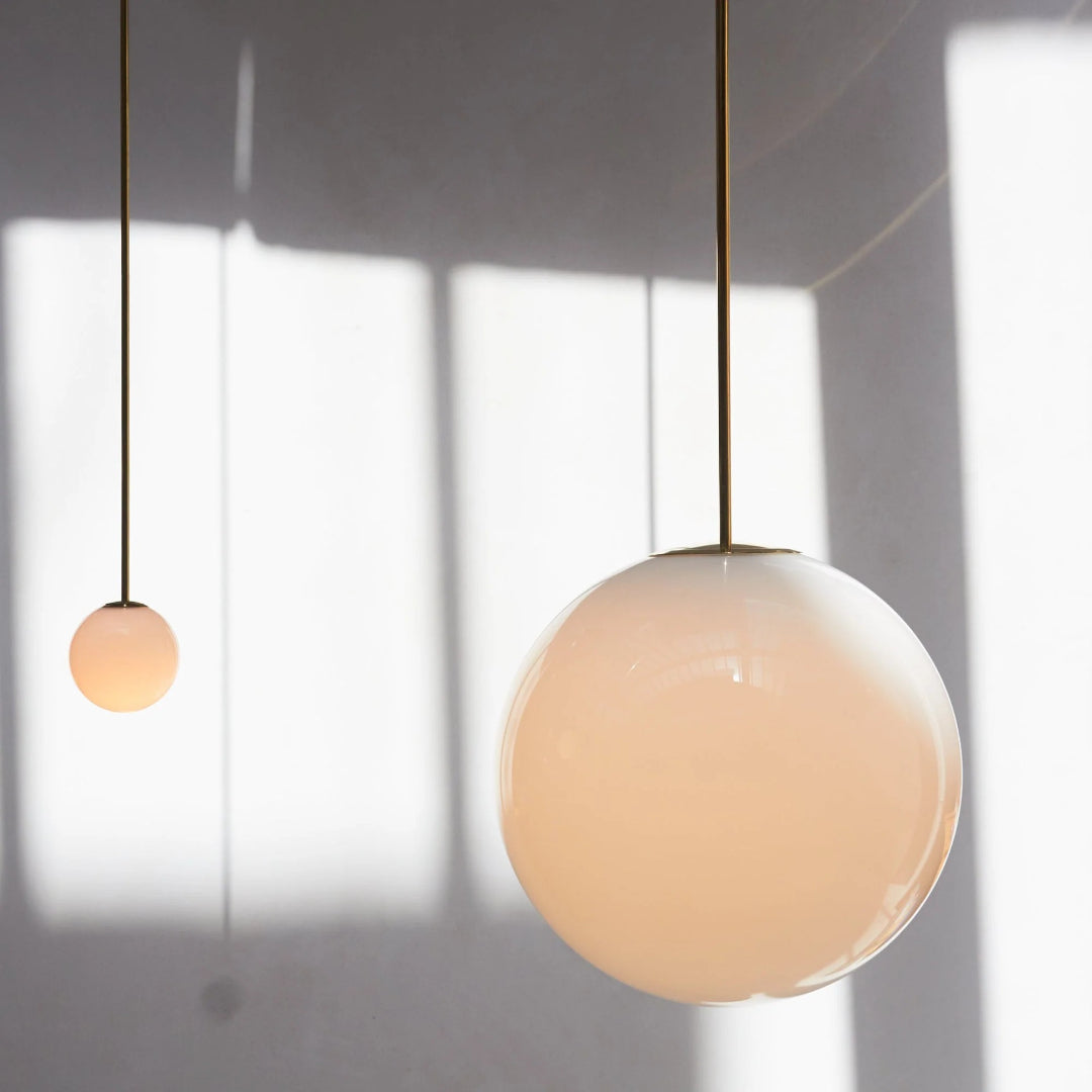 Minimalistische Ronde Glazen Hanglamp