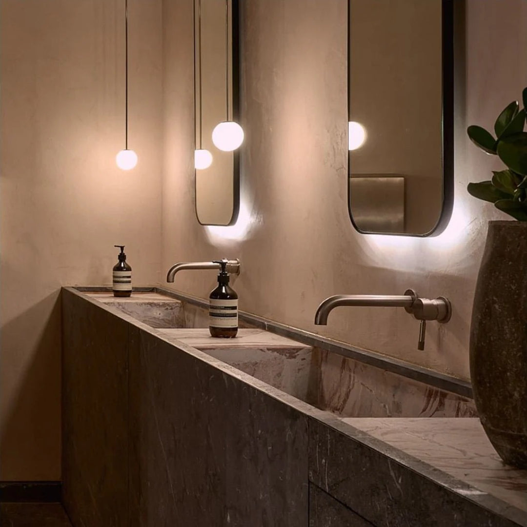 Minimalistische Ronde Glazen Hanglamp