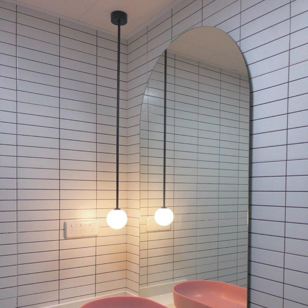 Minimalistische Ronde Glazen Hanglamp