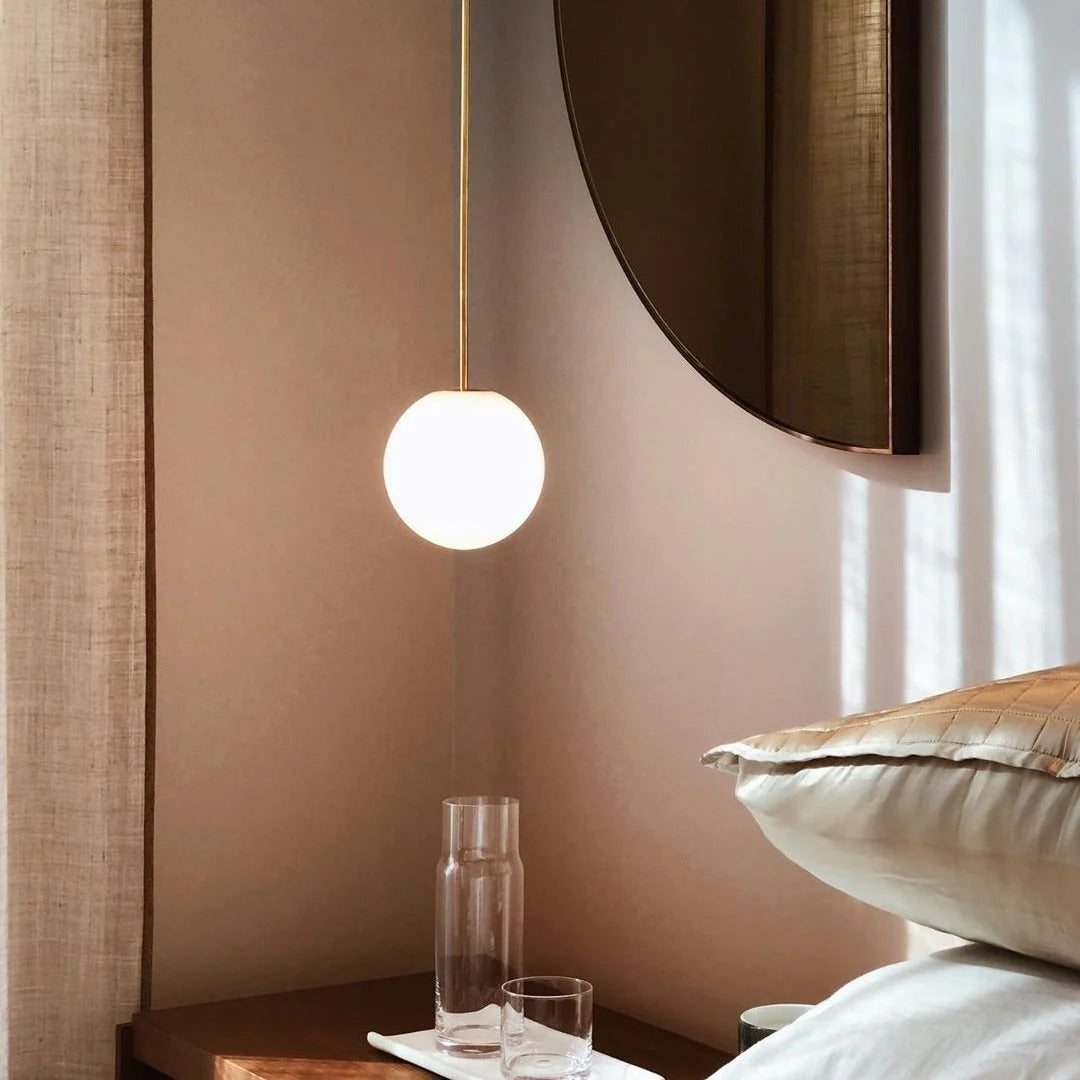Minimalistische Ronde Glazen Hanglamp