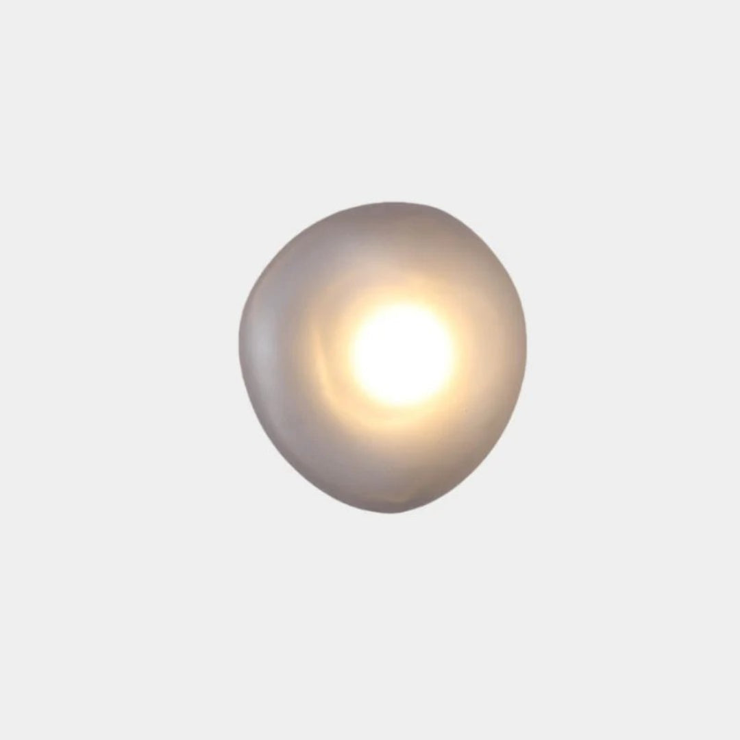 Ovale Glazen Wandlamp