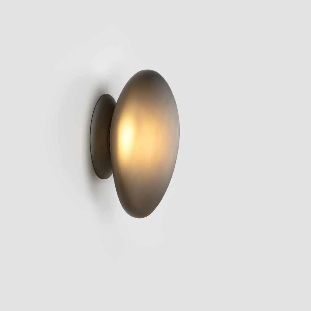 Ovale Glazen Wandlamp