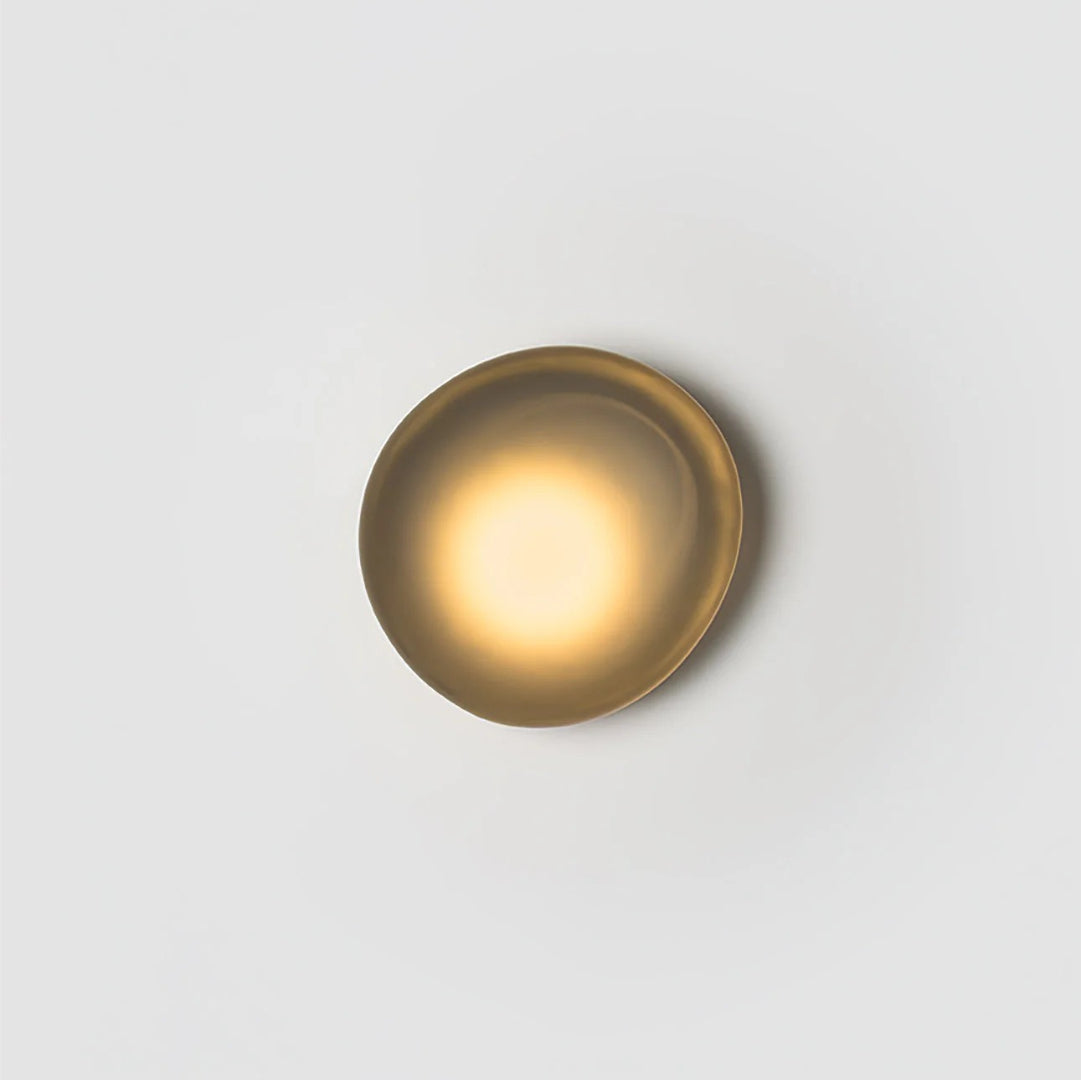 Ovale Glazen Wandlamp