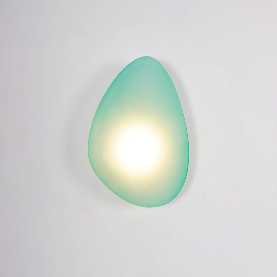 Ovale Glazen Wandlamp