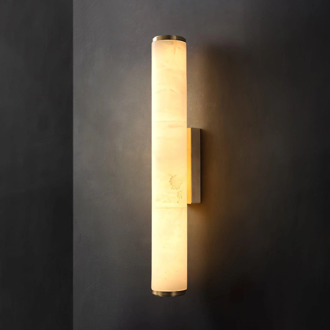 Verticale Marmeren Wandlamp
