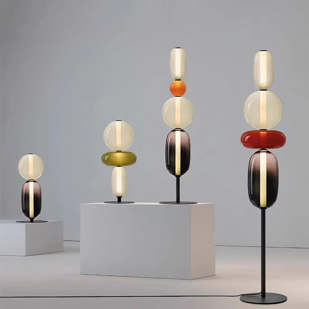 Moderne Glazen Vloerlamp