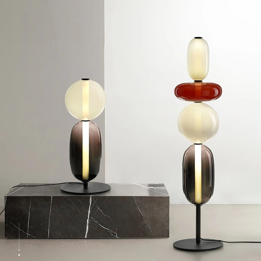 Moderne Glazen Vloerlamp