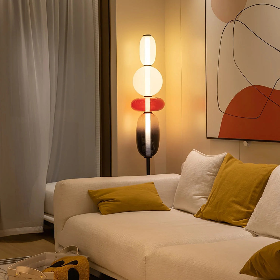 Moderne Glazen Vloerlamp