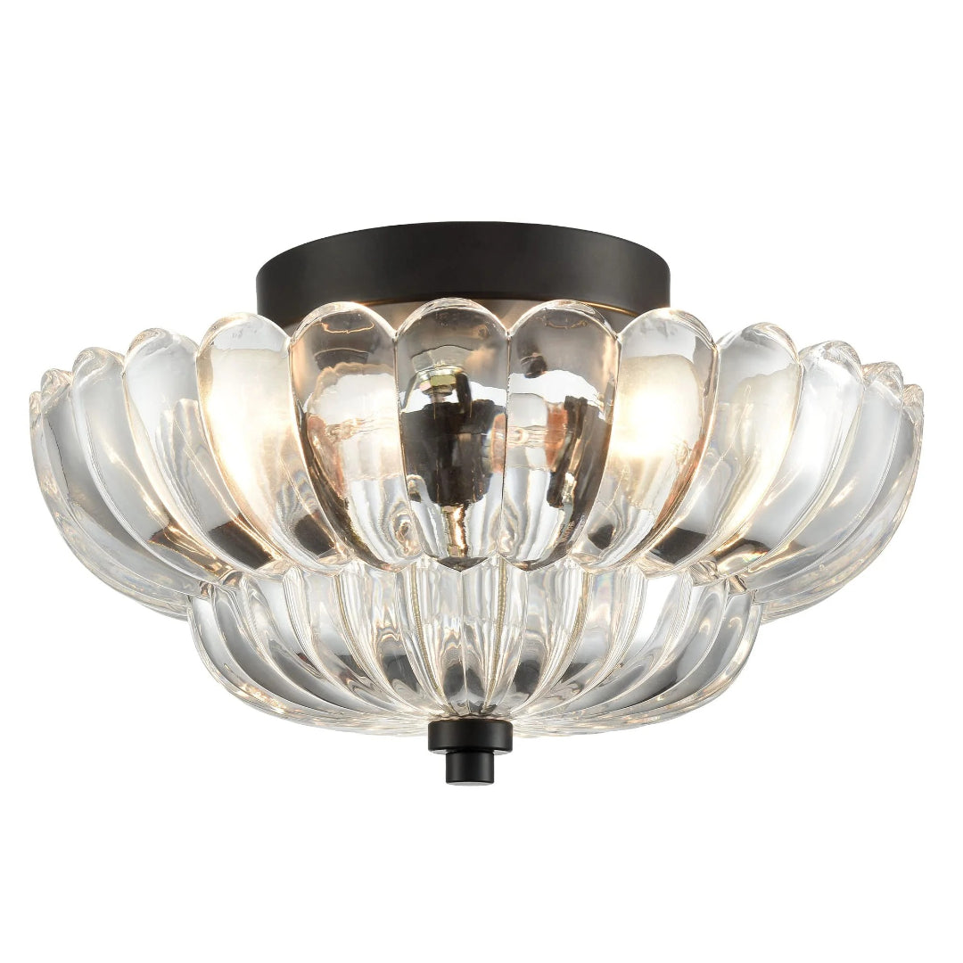 Vintage Glazen Plafondlamp