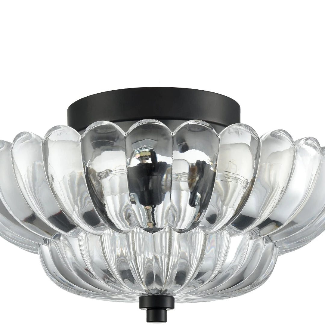 Vintage Glazen Plafondlamp