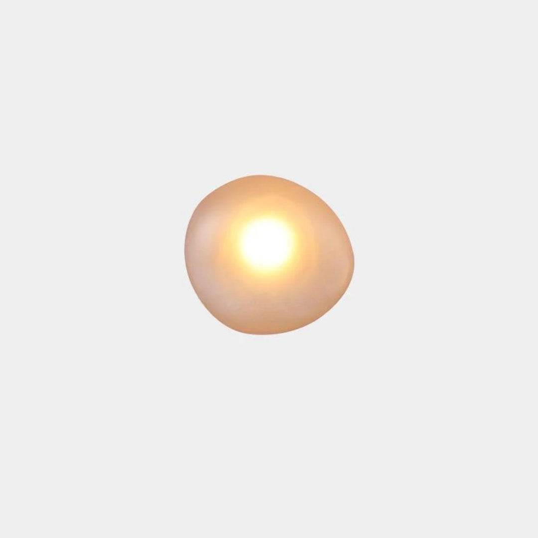 Ovale Glazen Wandlamp